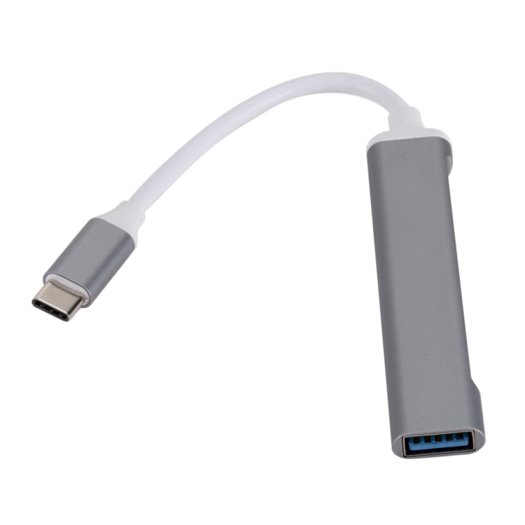C809 USB 3.0 x 1 + USB 2.0 x 3 a USB-C / Type-C Adaptador HUB divisor multifunción, C809
