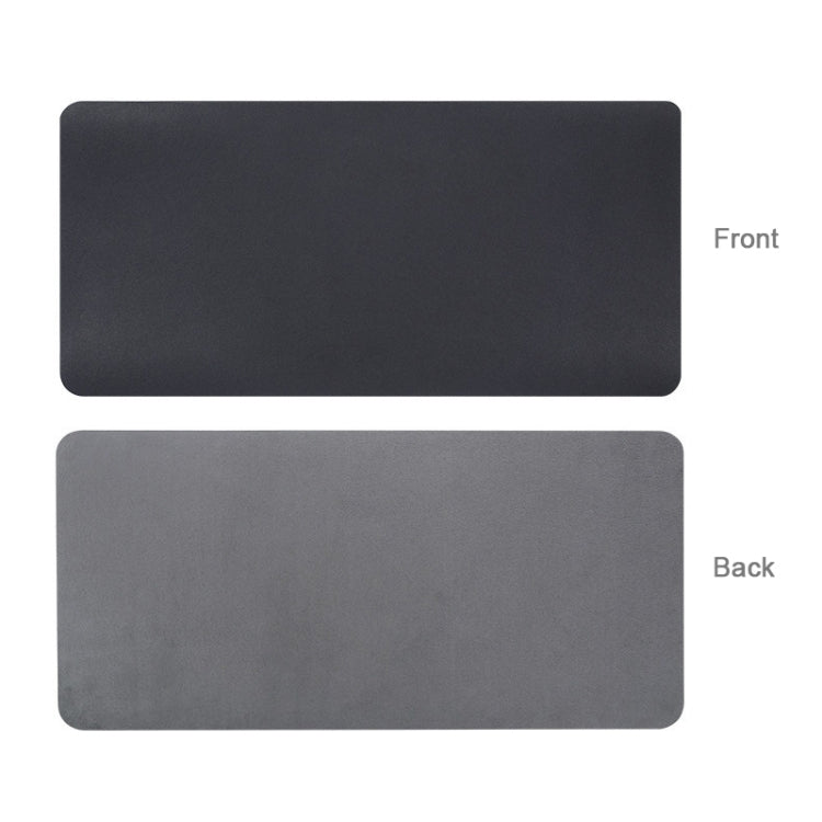 BUBM Alfombrilla de ratón de una sola cara, multifunción, supergrande, antideslizante, de cuero PU, alfombrilla para escritorio de oficina, tamaño: 60 x 30 cm, 60 x 30cm