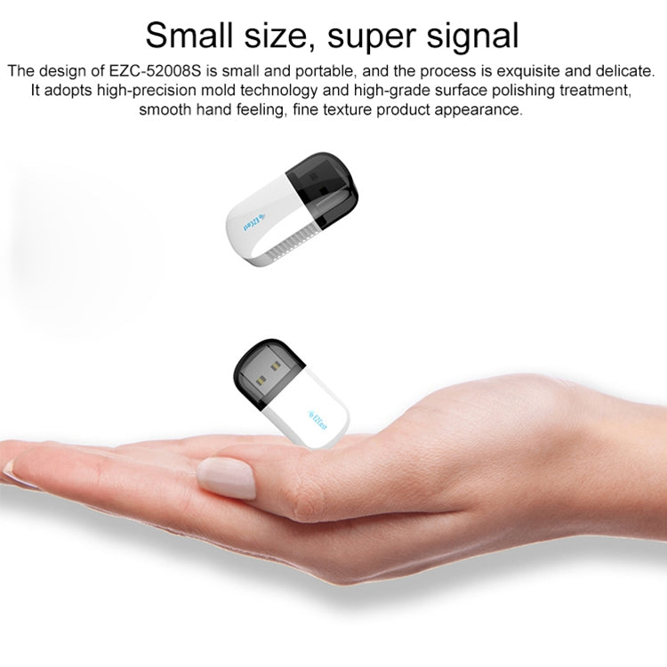 EZCast EZC-5200BS Adaptador inalámbrico WiFi de doble banda de 600 Mbps + Bluetooth USB 2.0