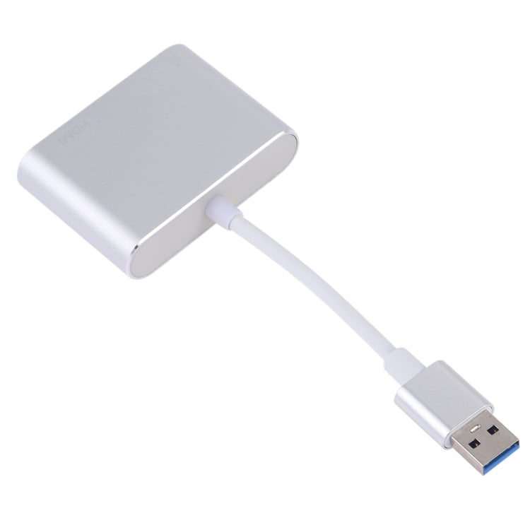 Adaptador 2 en 1 USB 3.0 a HDMI + VGA