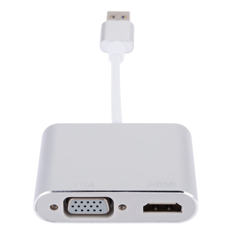 Adaptador 2 en 1 USB 3.0 a HDMI + VGA