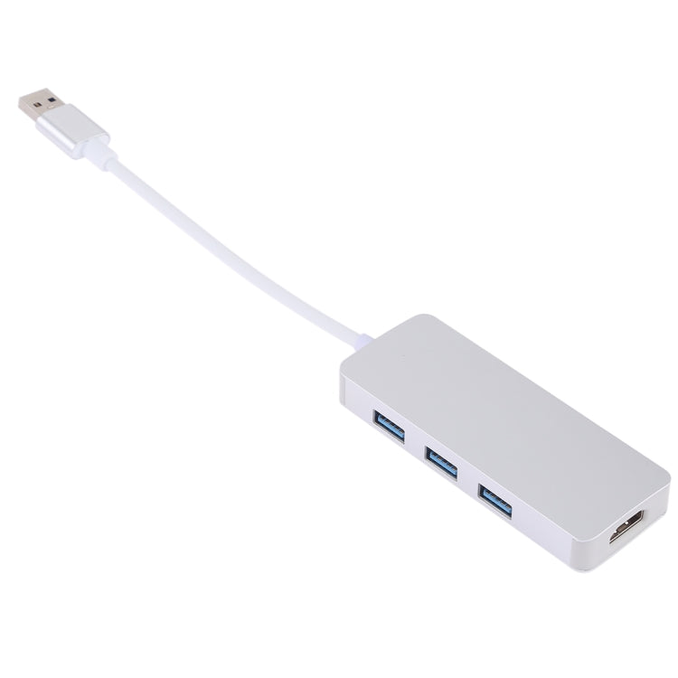 Adaptador 4 en 1 USB 3.0 a 3 x USB 3.0 + HDMI