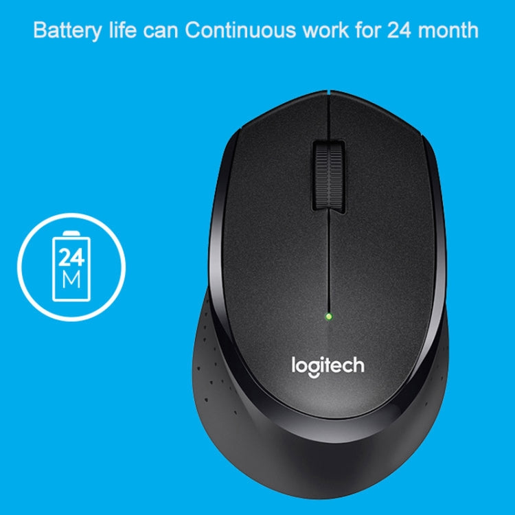 Ratón silencioso óptico inalámbrico Logitech M330 con receptor micro USB