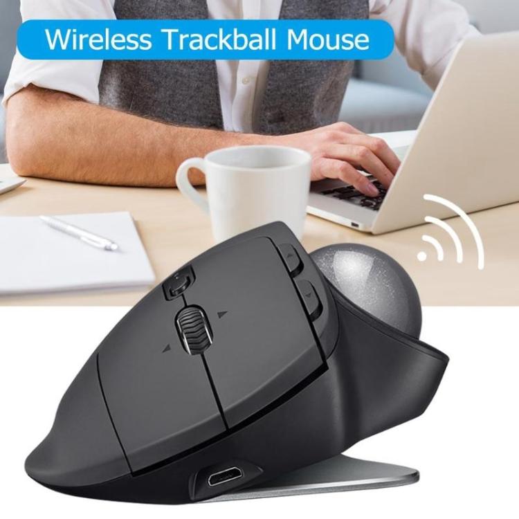 Logitech MX ERGO 440DPI Bluetooth + Ratón óptico trackball inalámbrico de modo dual unificador, MX ERGO S