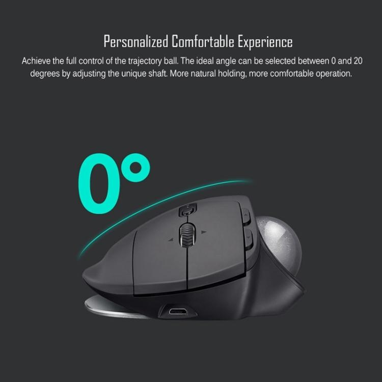 Logitech MX ERGO 440DPI Bluetooth + Ratón óptico trackball inalámbrico de modo dual unificador, MX ERGO S
