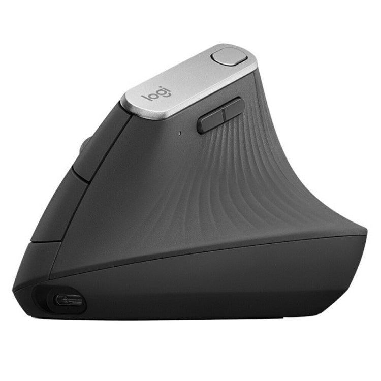Logitech MX Vertical 4000DPI USB-C / Type-C + Unifying + Bluetooth Ratón óptico vertical inalámbrico ergonómico de tres modos, MX Vertical