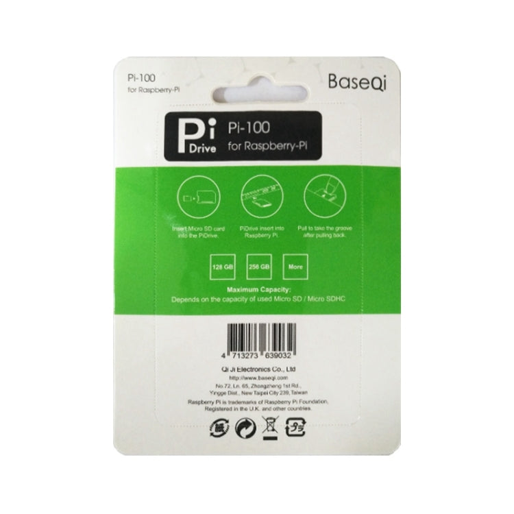 Placa de desarrollo BASEQI Raspberry Pi, caja oculta para tarjeta TF a SD