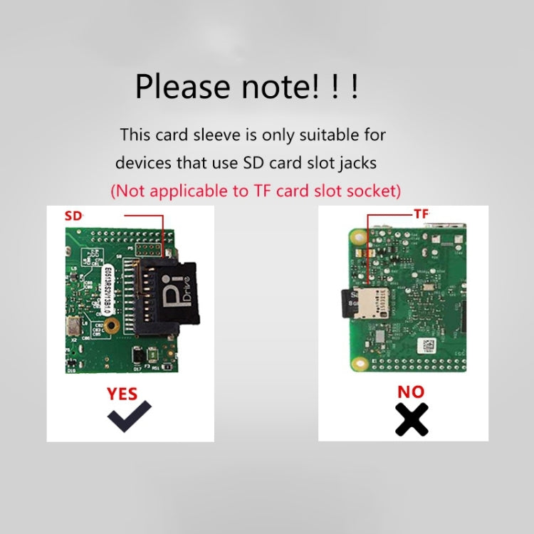 Placa de desarrollo BASEQI Raspberry Pi, caja oculta para tarjeta TF a SD