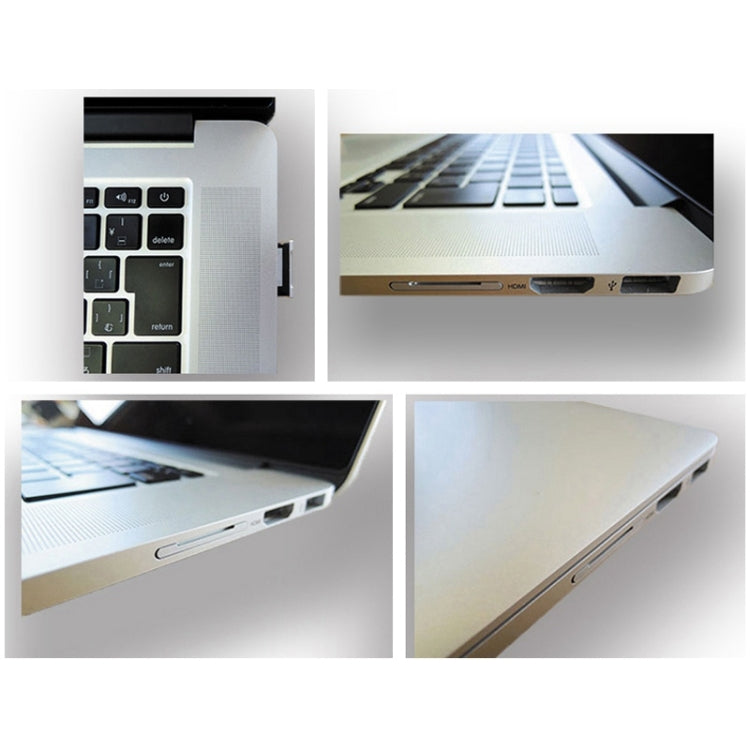 Funda para tarjeta SD de aleación de aluminio oculta BASEQI para portátil Lenovo Ideapad 320S, For Lenovo Ideapad 320S