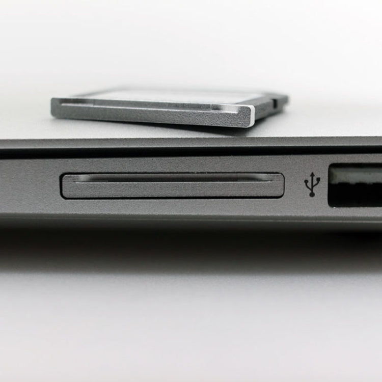 Funda para tarjeta SD de aleación de aluminio oculta BASEQI 503ASV para portátiles Macbook Pro Retina de 15 pulgadas (mediados de 2012 a principios de 2013), For Macbook Pro Retina 15 (Mid 2012 to Early 2013)