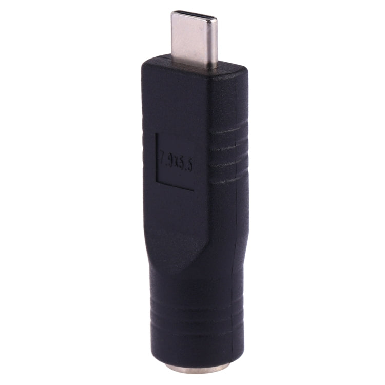 Conector adaptador de enchufe hembra de 7,9 x 5,5 mm a USB-C / tipo C macho, 7.9 x 5.5mm Female