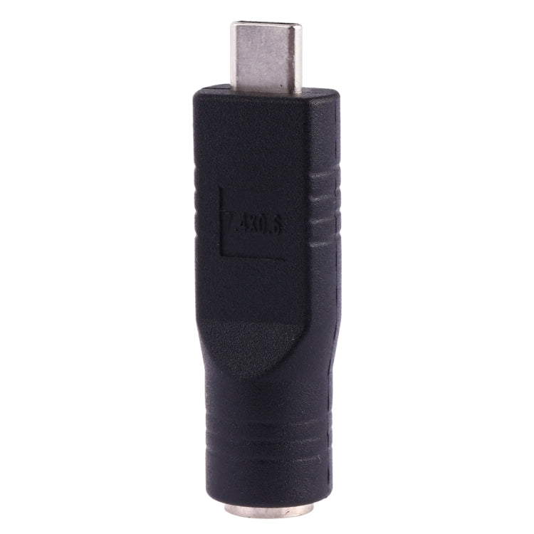 Conector adaptador de enchufe hembra de 7,4 x 0,6 mm a USB-C / tipo C macho, 7.4 x 0.6mm Female