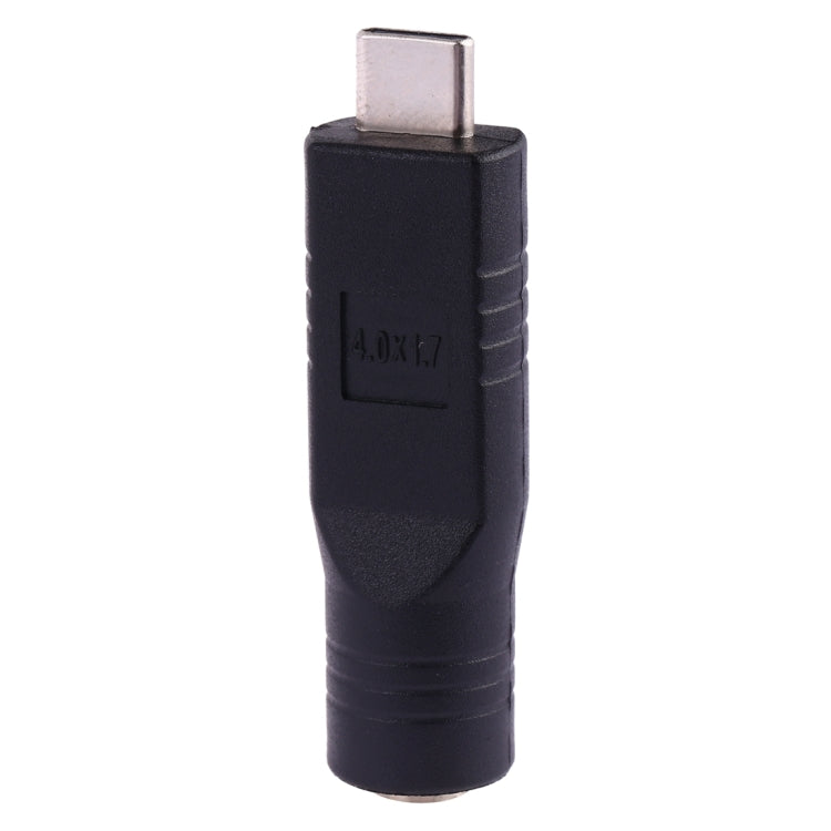 Conector adaptador de enchufe hembra de 4,0 x 1,7 mm a USB-C / tipo C macho, 4.0 x 1.7mm Female