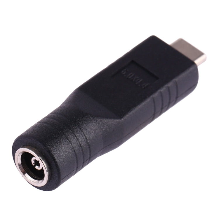 Conector adaptador de enchufe hembra de 6,0 x 4,4 mm a USB-C / tipo C macho, 6.0 x 4.4mm Female