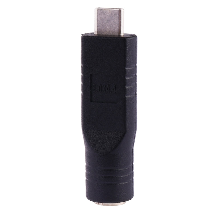 Conector adaptador de enchufe hembra de 6,0 x 4,4 mm a USB-C / tipo C macho, 6.0 x 4.4mm Female