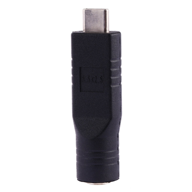 Conector adaptador de enchufe hembra de 5,5 x 2,5 mm a USB-C / tipo C macho, 5.5 x 2.5mm