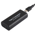 Adaptador de conector de alimentación hembra DC 4,5 x 3,0 mm a USB-C/tipo C hembra con cable USB-C/tipo C de 15 cm, 4.5x3.0mm