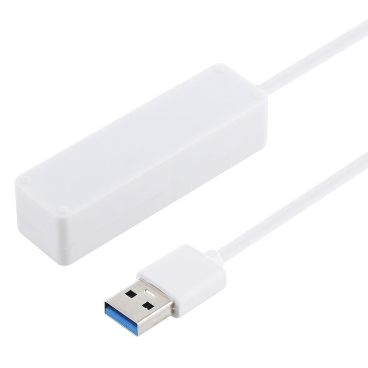 Lector de tarjetas TF / SD 2 en 1 + 3 puertos USB 3.0 a convertidor HUB USB 3.0, longitud del cable: 26 cm, USB 3.0 (Black), USB 3.0 (White)