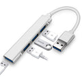 A809 USB 3.0 x 1 + USB 2.0 x 3 a USB 3.0 Adaptador HUB divisor multifunción, A809