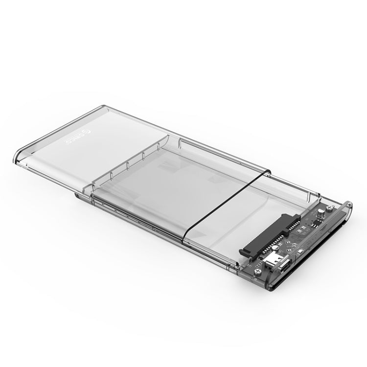 ORICO 2139C3-G2 SATA 2,5 pulgadas USB3.1 Gen2 Interfaz USB-C / Type-C Caja de disco duro transparente, capacidad de almacenamiento de soporte: 4 TB, USB 3.1 Gen2 Type-C (2.5 inch)