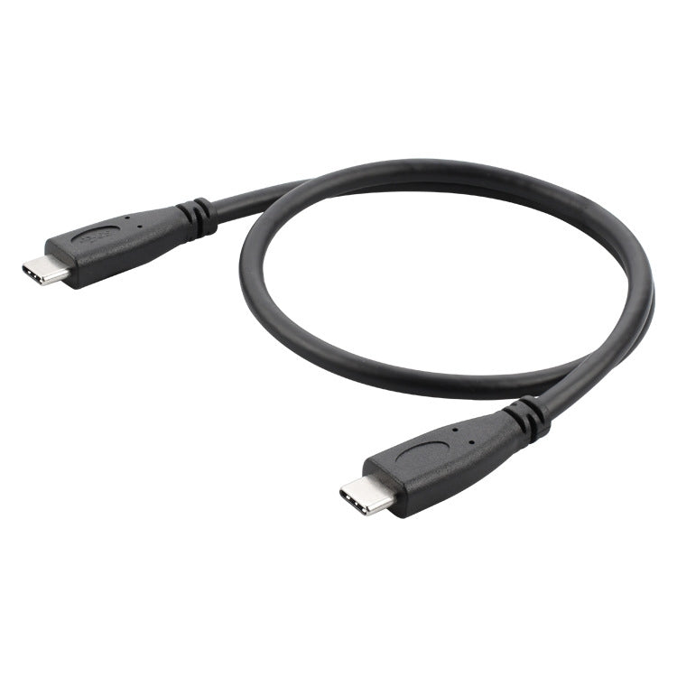 Cable de conexión USB 3.1 Tipo-C / USB-C a Tipo-C / USB-C Gen2, Longitud: 50 cm, Length: 50cm