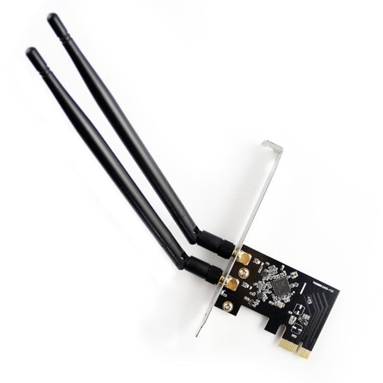 EDUP EP-9607 Tarjeta de red adaptadora inalámbrica PCI-E Express de doble banda de 1200 Mbps con 2 antenas de 6 dBi, EP-9607 1200Mbps