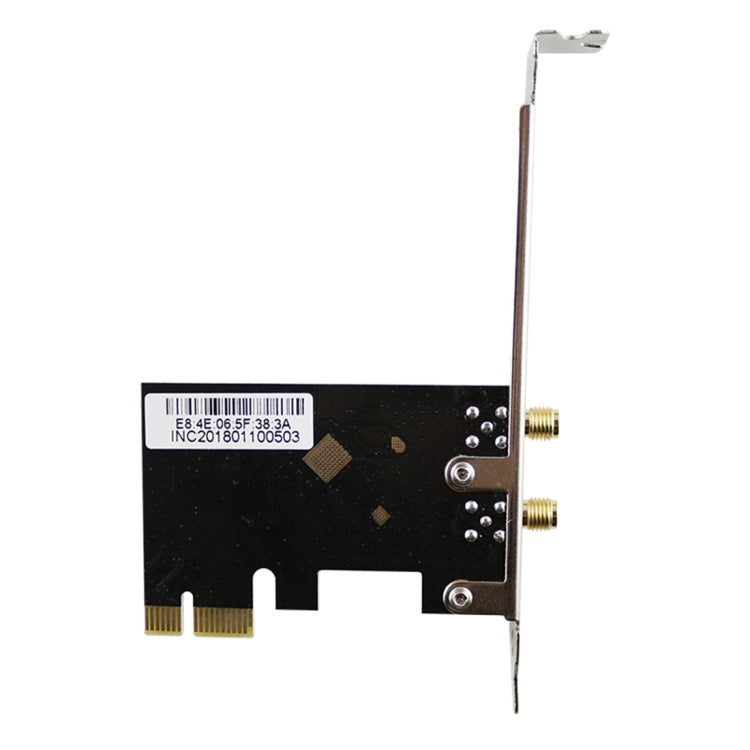 EDUP EP-9607 Tarjeta de red adaptadora inalámbrica PCI-E Express de doble banda de 1200 Mbps con 2 antenas de 6 dBi, EP-9607 1200Mbps