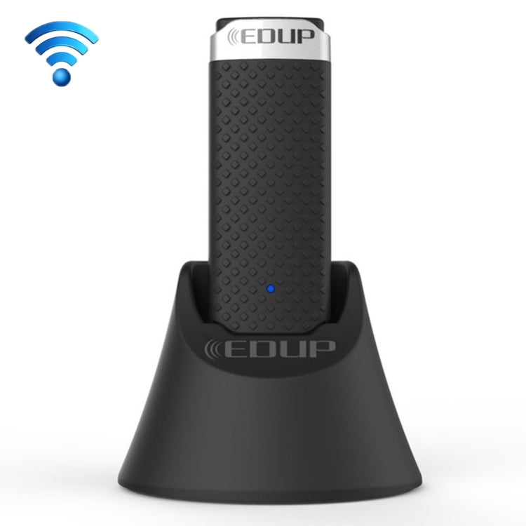 EDUP EP-AC1609 Adaptador Receptor WiFi USB 3.0 de Alta Velocidad de 1200Mbps Adaptador Ethernet con Cable Extendido de 1m y Base, EP-AC1609 1200Mbps