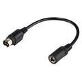 Cable de alimentación CC de 3 pines DIN a 5,5 x 2,5 mm, 3 Pin