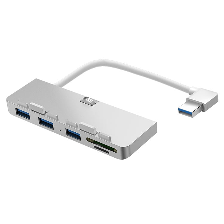 Rocketek para iMac USB3.0 x 3 + SD / TF Base de expansión HUB multifunción, USB3.0 x 3 + SD / TF