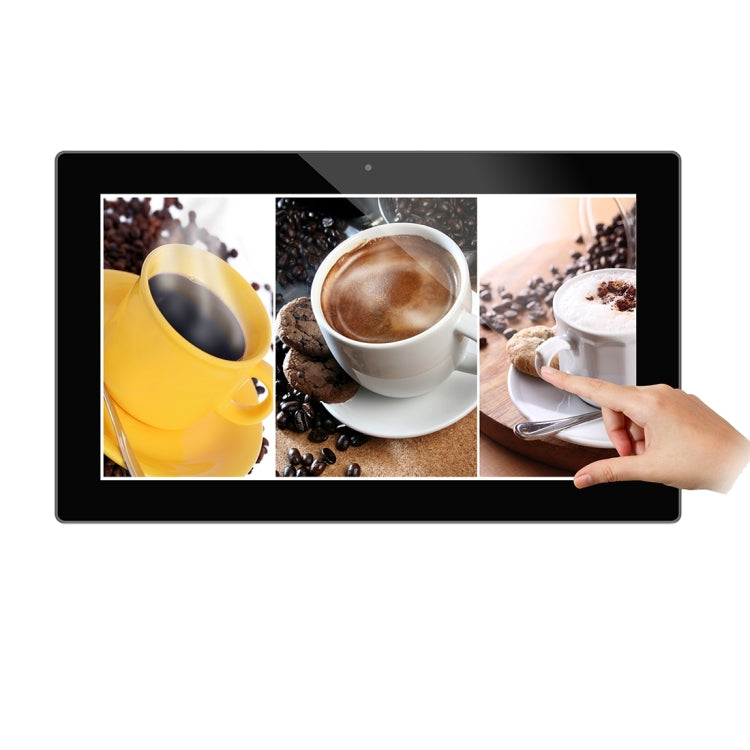 Marco de fotos digital con pantalla LCD de 21,5 pulgadas, A72 de doble núcleo + A53 de cuatro núcleos, RK3399 hasta 2,0 GHz, Android 7.1, 2 GB + 16 GB, compatible con WiFi, Ethernet, Bluetooth, tarjeta SD y conector de 3,5 mm