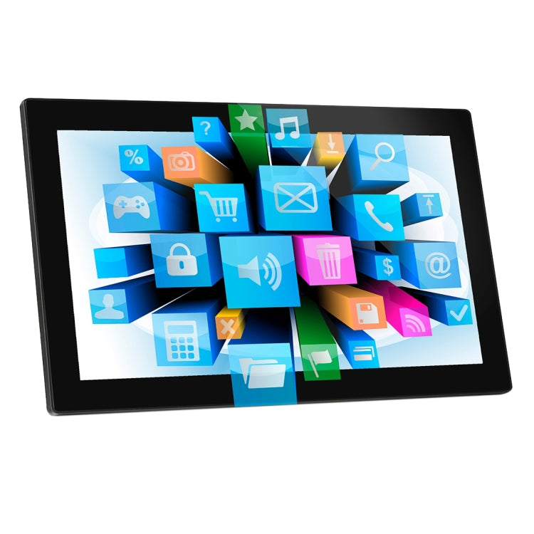 Marco de fotos digital con pantalla LCD de 21,5 pulgadas, A72 de doble núcleo + A53 de cuatro núcleos, RK3399 hasta 2,0 GHz, Android 7.1, 2 GB + 16 GB, compatible con WiFi, Ethernet, Bluetooth, tarjeta SD y conector de 3,5 mm