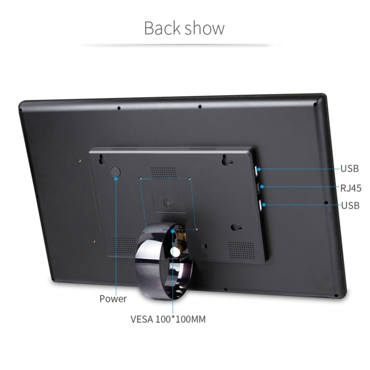 Marco de fotos digital con pantalla LCD de 21,5 pulgadas, A72 de doble núcleo + A53 de cuatro núcleos, RK3399 hasta 2,0 GHz, Android 7.1, 2 GB + 16 GB, compatible con WiFi, Ethernet, Bluetooth, tarjeta SD y conector de 3,5 mm