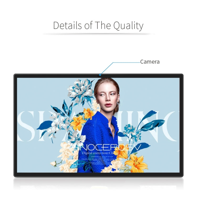 Marco de fotos digital con pantalla LCD de 32 pulgadas, RK3399 A72 de doble núcleo + A53 de cuatro núcleos hasta 2,0 GHz, Android 7.1, 2 GB + 16 GB, compatible con WiFi, Ethernet, Bluetooth, tarjeta SD y conector de 3,5 mm