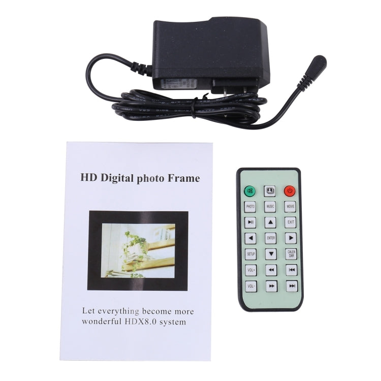 Marco de fotos digital con pantalla LED de 13,0 pulgadas con soporte/control remoto, Allwinner, compatible con entrada de tarjeta USB/SD/OTG, 13.0 inch