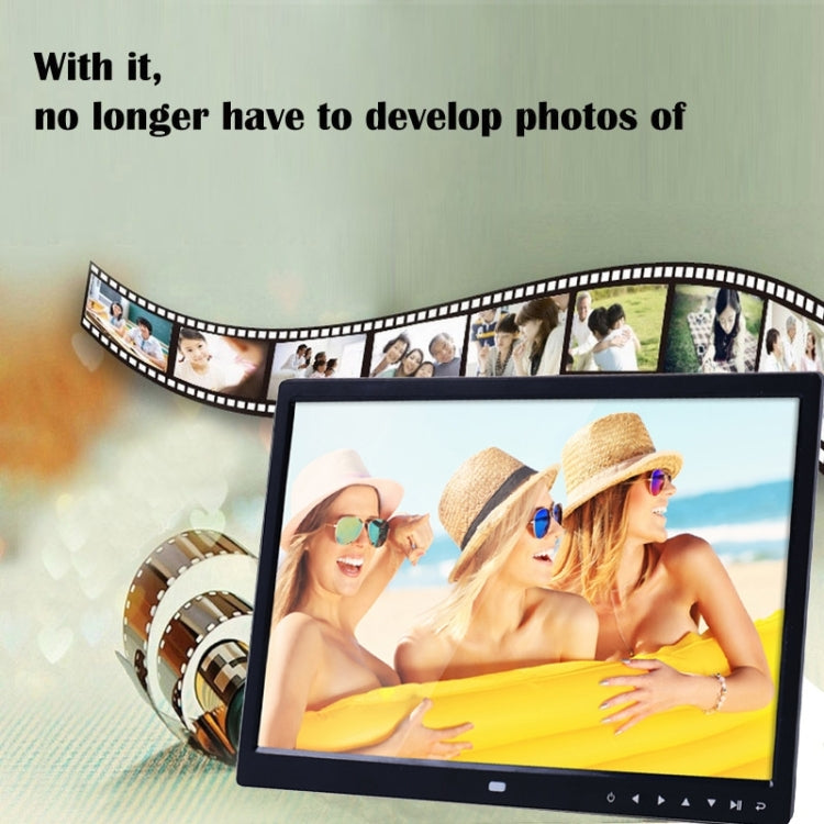 Marco de fotos digital con pantalla LED de 13,0 pulgadas con soporte/control remoto, Allwinner, compatible con entrada de tarjeta USB/SD/OTG, 13.0 inch