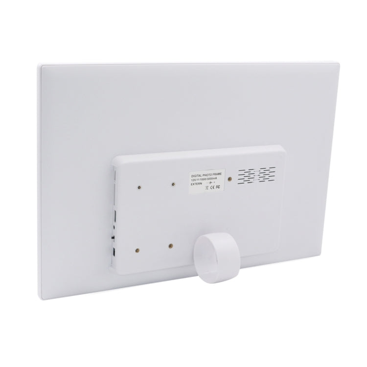 Marco de fotos digital con pantalla LED de 17,0 pulgadas con control de botón táctil de 7 teclas/soporte/control remoto, tecnología Allwinner, compatible con entrada de tarjeta USB/SD/OTG, enchufe de EE. UU./UE/Reino Unido                              ...