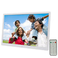 Marco de fotos digital con pantalla LED de 17,0 pulgadas con soporte/control remoto, tecnología Allwinner, compatible con entrada de tarjeta USB/SD/OTG, enchufe de EE. UU./UE/Reino Unido, 17.0 inch, 17.0 inch/Without Touch Button Black