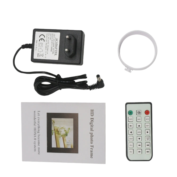 Marco de fotos digital con pantalla LED de 17,0 pulgadas con soporte/control remoto, tecnología Allwinner, compatible con entrada de tarjeta USB/SD/OTG, enchufe de EE. UU./UE/Reino Unido, 17.0 inch, 17.0 inch/Without Touch Button Black
