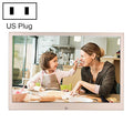 HSD1303 Marco de fotos digital con pantalla LED de alta resolución 1280x800 de 13,3 pulgadas con soporte y control remoto, compatible con tarjeta SD / MMC / MS / puerto USB, enchufe del Reino Unido (dorado), HSD1303 13.3 inch