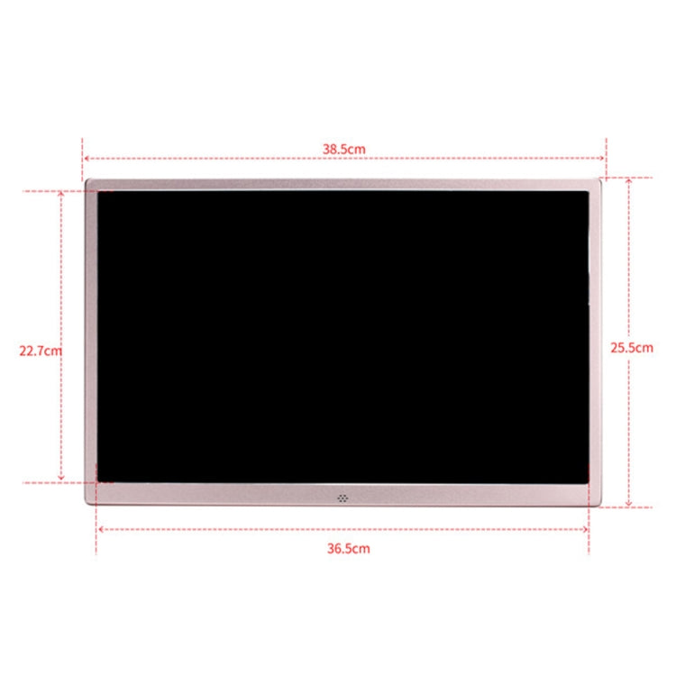 HSD1707 Marco de fotos digital con pantalla de alta resolución LED 1440X900 de 17 pulgadas con soporte y control remoto, compatible con tarjeta SD / MMC / MS / puerto USB, enchufe de EE. UU. (Plata), HSD1707 17 inch