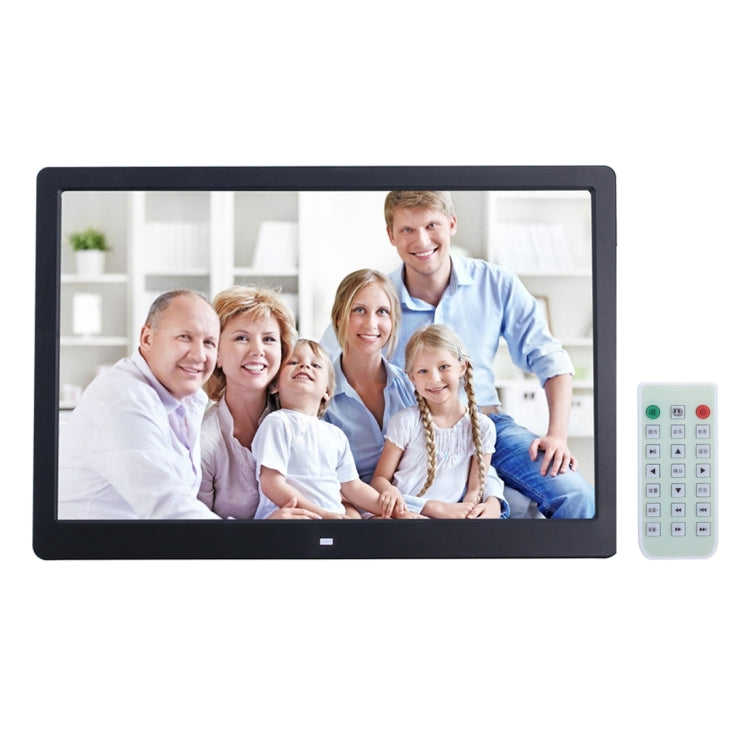 Marco de fotos digital con pantalla LED de 13 pulgadas con soporte y control remoto, Allwinner F16, compatible con tarjeta SD / MS / MMC y USB, 13 inch/F16