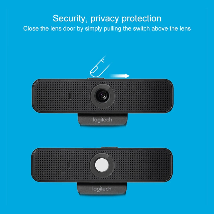 Cámara web Logitech C925E 1080p HD con cubierta de seguridad integrada