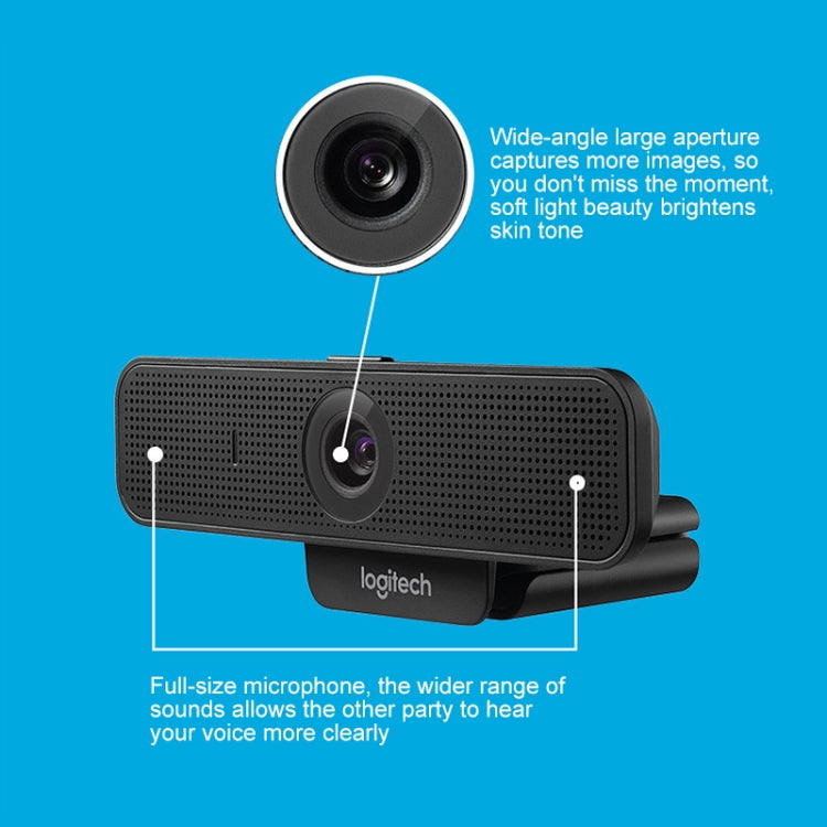Cámara web Logitech C925E 1080p HD con cubierta de seguridad integrada