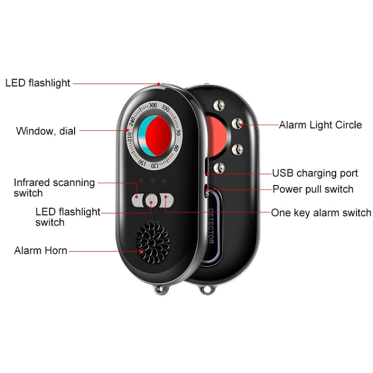 Detector antirrobo de alarma de seguridad por vibración K98