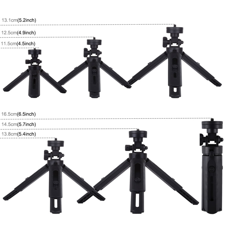 PULUZ 6.2 pulgadas 16 cm USB 3 modos Anillo LED regulable Vlogging Fotografía Luces de video + Kit de montaje de trípode de bolsillo con rótula de bola de trípode de zapata fría, 6.2 inch Light+Pocket Tripod