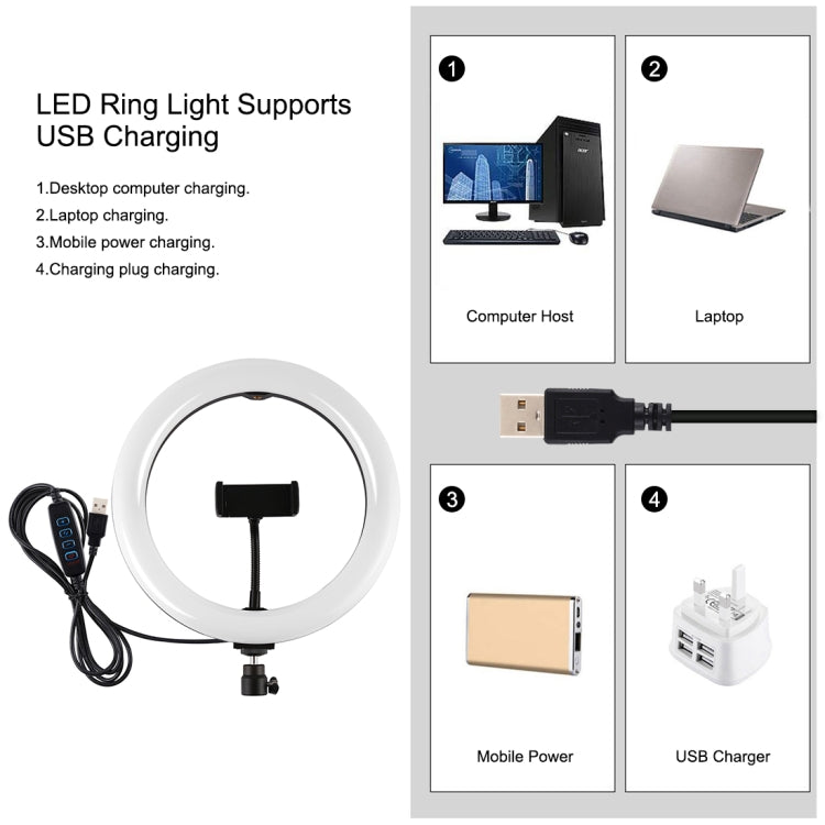 PULUZ Luz de 10,2 pulgadas, 26 cm + Montaje en trípode de 1,65 m Superficie curva USB 3 modos Regulable Anillo de temperatura de doble color Vlogging Video Light Kits de transmisión en vivo con abrazadera para teléfono y control remoto para selfies    ...