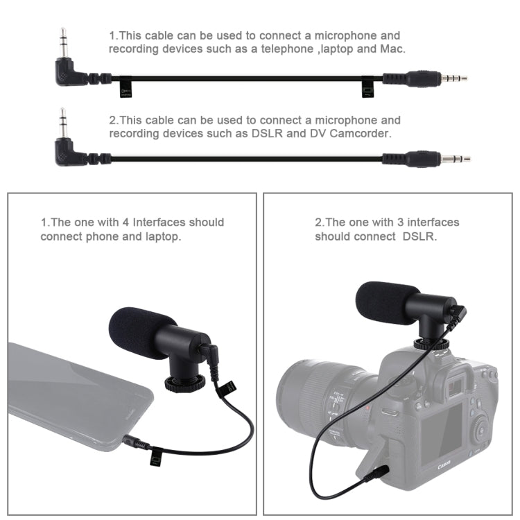 PULUZ 4 en 1 Vlogging Transmisión en vivo Luz de relleno LED para selfies Kits de equipo de video para teléfono inteligente con micrófono + soporte para trípode + cabezal de trípode con zapata fría para iPhone, Galaxy, Huawei, Xiaomi, HTC, LG, Google y...