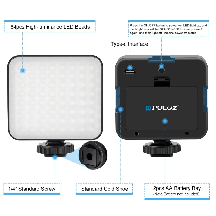 PULUZ 4 en 1 Vlogging Transmisión en vivo Luz de relleno LED para selfies Kits de equipo de video para teléfono inteligente con micrófono + soporte para trípode + cabezal de trípode con zapata fría para iPhone, Galaxy, Huawei, Xiaomi, HTC, LG, Google y...