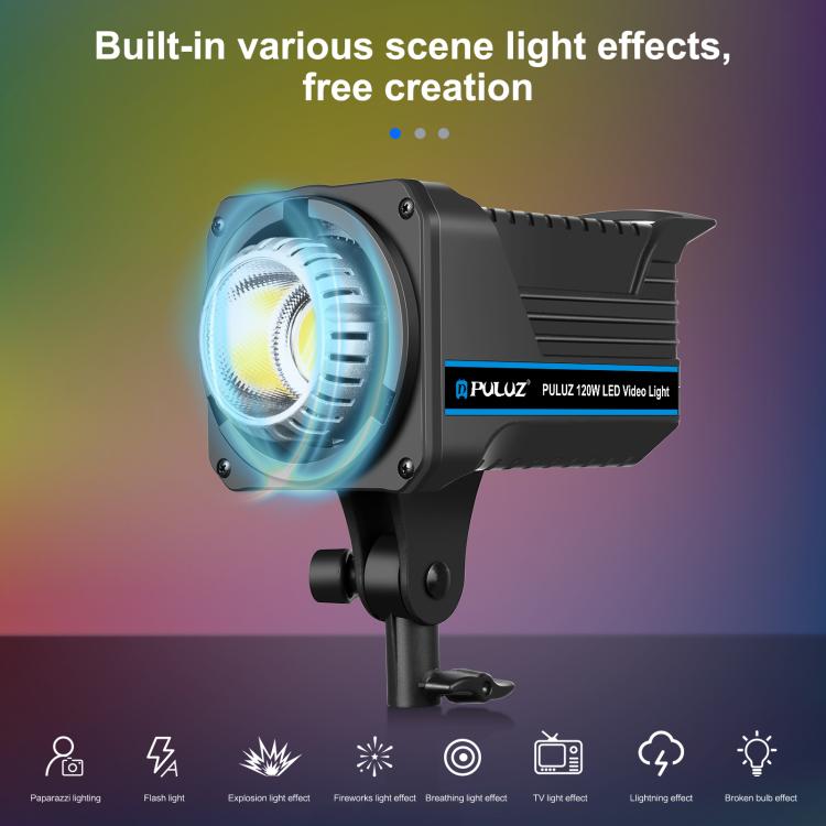 PULUZ 220V 150W 3200K-5600K Luz de vídeo de estudio + soporte de luz de 2,8 m + Kit de fotografía Softbox de linterna plegable de 65cm, 120W 2700K-6500K Light 2.8m Light Holder Kit AU Plug, 120W 2700K-6500K Light 2.8m Light Holder Kit EU Plug          ...